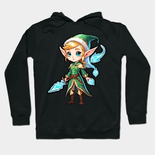 Elf Fantasy Illustration Hoodie